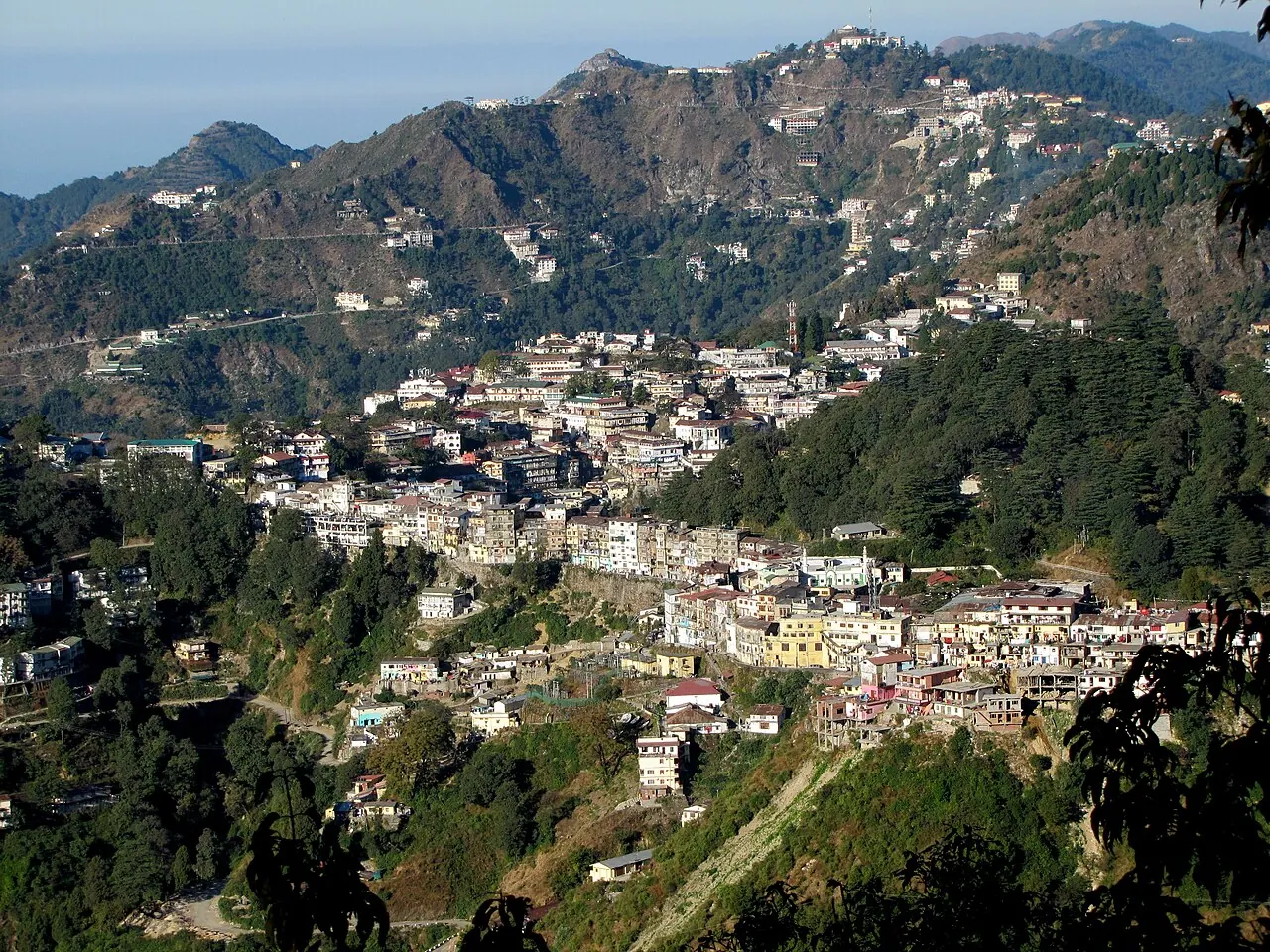 Mussoorie seen from Landour