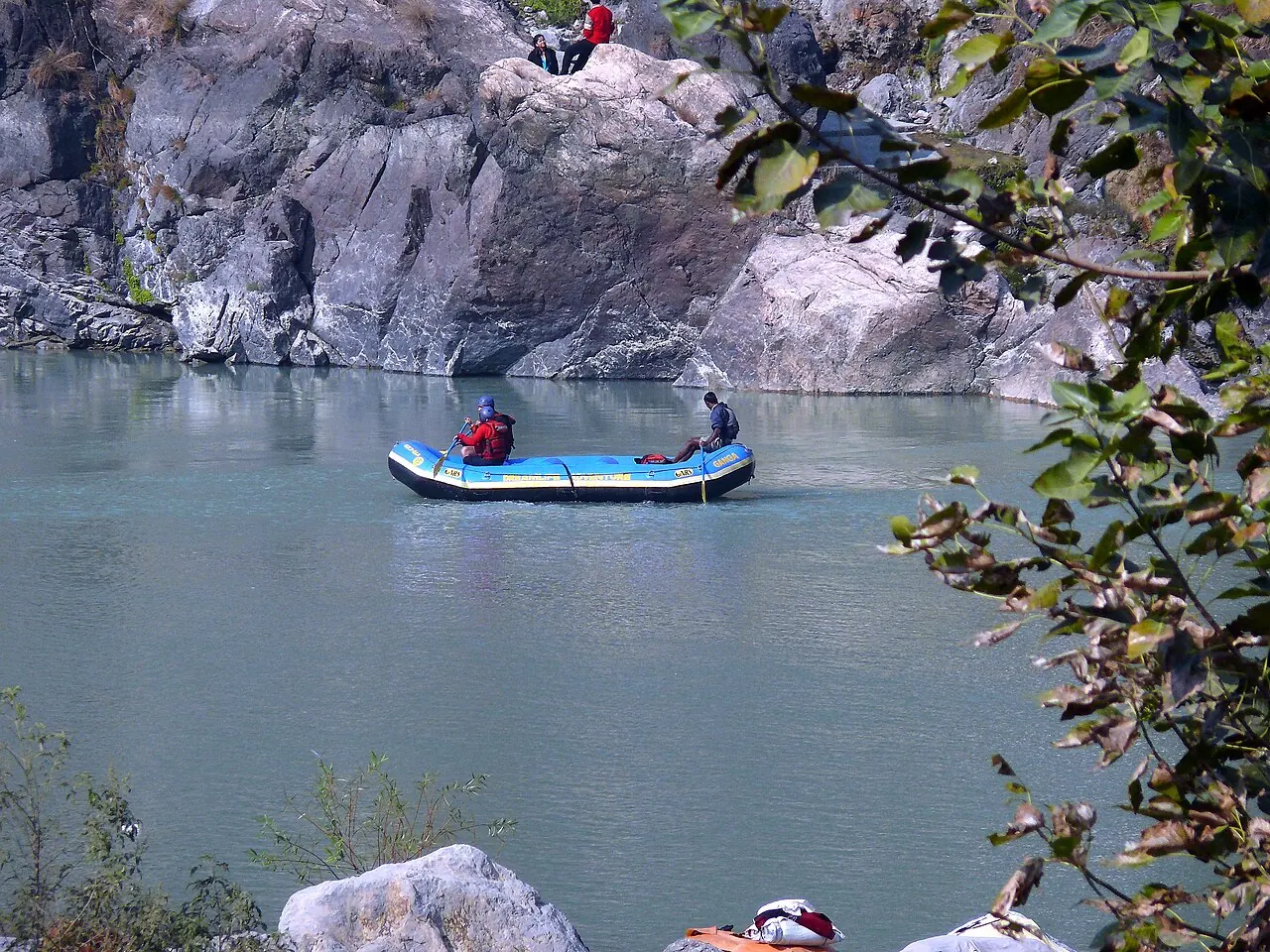 River rafting on the Ganga